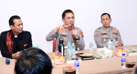 Kapolda Jambi Jalin Silaturahmi dengan Pengurus HKBP, Perkuat Sinergi Jaga Kamtibmas